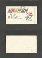 Bolivia. 1939 (30 May) Oruro - USA, SF, CAL. Fkd Envelope With Tax Issue Postage Dues Used Further Postage. Fine And Sca - Bolivia