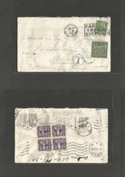 Canada. 1930 (Jan 30) Vancouver, BC - Sweden, Malmo. Fkd Env 2c + Taxed + Aux Cachet + Arrival Green Tax / P. Due 40 Ore - Andere & Zonder Classificatie