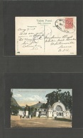 Colombia. 1913 (1 Ago) Guaita, San Jose - USA, Mass, Whitinsville. Fkd Ppc Oval Blue Town Cachet. - Kolumbien