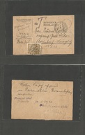 Czechoslovakia. 1920 (20 March) Podmokly (Bodenbach) Local Card Taxed + 20s Stamp Tied As Postage Due. Fine. - Other & Unclassified