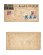 Czechoslovakia. 1936 (21 April) Wien, Austria - Praha. Maritime Fkd Illustrated Envelope + 4 Arrival Tied Postage Dues + - Other & Unclassified
