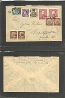 Czechoslovakia. 1936 (12 Oct) Görtlitz. Nazi Occupation Early Days. Mixed Fkd Env, Stline Date Cachet. Multifkd Env To F - Other & Unclassified