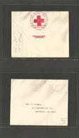 Czechoslovakia. 1940 (4 Nov) Red Cross London Office Official Envelope 1d Red Maritime Paid, Adressed To Mayo, Castlebar - Autres & Non Classés