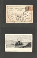 Egypt. 1903. Port Said - India, Palampur - Karnal. Fkd Ppc, Fwded Locally. Suez Canal Crossing. All Transits On Front. F - Autres & Non Classés