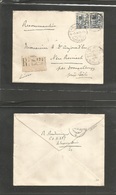 Egypt. 1924 (12 Sept) Alexandria - Switzerland, New Reinach (20 Nov) Long Trip Registered Fkd Envelope Crown Ovptd Issue - Andere & Zonder Classificatie