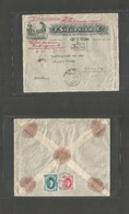 Egypt. 1925 (9 Jan) Cairo - Switzerland, Thonne. Illustrated Registered INSURED For 150 Swiss Francos Envelope. Fkd On R - Other & Unclassified