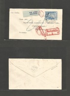 Eire. 1951 (12 Apr) Glar Chloinane Mhuihis - Germany, Nuremberg Air Fkd Envelope + Red Tax Cachet + Arrival Red Cash Cac - Oblitérés