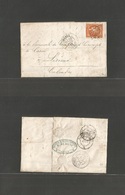 France. 1871 (26 June) Bordeaux Issue. Meaux - Lisieux. EL Fkd 40c "2298" Dots. - Altri & Non Classificati