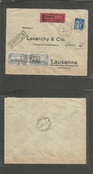 France - Xx. 1936 (21 July) Seyssel, Haute Savoie - Switzerland, Lausanne (22 July) Express Special Postal Service Multi - Other & Unclassified