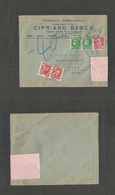 France - Xx. 1948 (2 May) Cerbere - Switzerland, Bale (4 May) Multifkd Incl Marianna Envelope + Taxed Swiss P. Dues, Tie - Andere & Zonder Classificatie