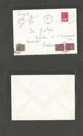Frc - Senegal. 1971 (28 Oct) Franche Chalons S/ Marne - Dakar (10 Nov) Fkd + Insuff + Taxed Envelope + 3 Postage Dues At - Autres & Non Classés