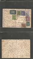Germany - Xx. 1923 (1 March) Wurttemberg, Korntal - Switzerland, Luzern. 75 Pf Blue Stat Card + 7 Adtls. Early Inflectio - Sonstige & Ohne Zuordnung