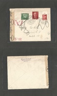 Germany - Xx. 1943 (31 July) Krieglach - Switzerland, Zurich (17 Ago) Fkd + Special Cachet. Censored Envelope. Tax + Arr - Other & Unclassified