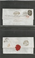 Great Britain. 1875 (15 April) London - Portugal, Porto (22 April) EL Full Text Fkd 6d Grey Pl 14, Tied Diamond "6" Gril - ...-1840 Prephilately