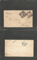 Great Britain - Stationery. 1892 (June 3) Bradford, Yorkshire - Germany, Breslau (5 June) 1d Rose Stat Env + 1 1/2d Udtl - ...-1840 Prephilately