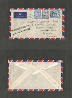 Bc - Ceylon. 1960s. Colombo - UK, Middlesex. Air Fkd Env Special Cachet "insuf Paid For Air Service". VF. - Other & Unclassified