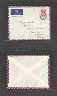 Bc - Christmas Is.. 1957 (4 April) Forces Mail. Air Fkd 2 1/2d Red GB, Envelope Addresse To UK, Devon. Yealmpton. - Autres & Non Classés