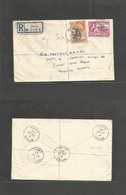 Bc - Gold Coast. 1958 (23 April) Mpoho - UK, Devon, Paighton. Registered Fkd QE Independence Ovptd Issue, Cds. Fine. - Other & Unclassified