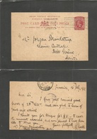 Bc - Jamaica. 1913 (13 July) Kingston - HAITI, Petit Goave. 1d Red Stationary Card. Three Intercaribbean Postal Link. Sc - Other & Unclassified