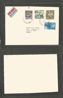 Bc - Nauru. 1969 (29 Nov) GPO - Hawaii. Air Multifkd Env Ovptd  Issue + Mixed. Circulated Fine. - Andere & Zonder Classificatie