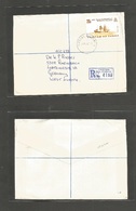Bc - Tristan Da Cunha. 1985 (27 Feb) GPO - West Germany. Rheinbach. Registered Single Fkd Env. R-cachet. - Autres & Non Classés
