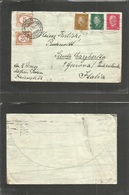 Italy - Xx. 1931 (26 May) Postage Due. Germany Meisse - Santa Margherita Ligure. Multifkd Env + (x2) Italian Pstage Dues - Zonder Classificatie