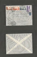 Italian Colonies. 1939 (27 May) Eritrea, Addis Abeba - Switzerland, Geneve. Air Multifkd Env. VF. - Unclassified