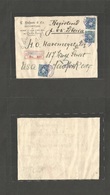 Japan. 1905 (12 Dec) Yokohama - USA, NYC. Registered Front Fkd 10 Sen (x3) +  R-label, Tied Lilac Cds. Per SS Siberia. - Andere & Zonder Classificatie