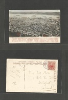 Japan. 1914 (9 April) Nagasaki - Ireland, Waterford. Fkd Air View City Color Postcard. VF. - Sonstige & Ohne Zuordnung