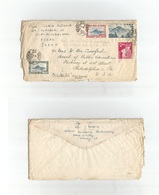 Japan. 1951 (21 July) Osaka - USA, San Francisco. Fkd Envelope "Pen-pal" (girl Wanted) A 15 Years Female Swimming Mounta - Autres & Non Classés