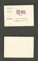 Korea. 1961 (19 April) Waegoan - Germany, Angsburg. Catholic Mission. PM Rate Fkd Env. Fine. - Corea (...-1945)