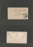 Luxembourg. 1880 (26 Oct) Grevenmacher Local Fkd Hand-made Envelope 10c Grey + Cds. VF. - Other & Unclassified