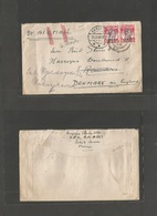 Malaysia. 1946. BMA. Teluk Anson - Denmark, Randers. Air Fkd + Modified. Via England. Fine. - Maleisië (1964-...)