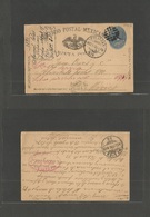 Mexico - Stationery. 1890 (17 Ago) Culiacan - DF 5c Blue Numeral Stat Card. Fine Used. - Mexique