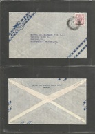 Muscat. 1952  (1 Dec) GPO - Switzerland, Welshenrohn. Airmail Single Fkd Env Comercial Mail Saffer Haji Bhacker Abdul La - Oman