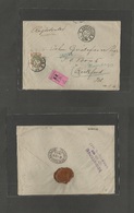 Netherlands. 1903 (18 Sept) Amsterdam - USA, Rock Fwd Ill (26-29 Sept) Registered Single 22 1/2 Fkd Env. Nice Condition  - Other & Unclassified