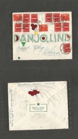 Netherlands. 1957 (15 April) Zaandam - Sweden Collage Color Illustrated Multifkd Env. Nice Item. - Other & Unclassified