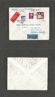 Netherlands. 1984 (29 April) Tilbro PKT - Airexpress Mail. Tied Label + NS Label Multifkd Env. Via Schipfol. Fine. - Other & Unclassified