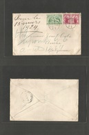 New Zealand. 1924 (26 Jan) Waihaha - Belgium (18 March) Multifkd Env. Includes Victory Stamp. Fine. - Other & Unclassified