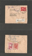 Pakistan. 1966 (10 Jan) Rawalpindi - Mombasa, Kenya (17 Jan 66) Registered 15 Paise Red Stationary Envelope + 2 Adtl Sta - Pakistan