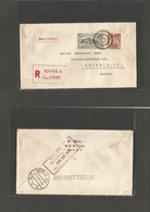 Philippines. 1929 (26 June) Manila - Germany, Leipzig (21 July) Registered Fkd Envelope Including Lincoln Stamp. VF. - Philippinen