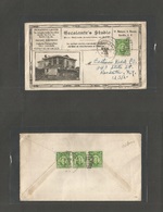 Philippines. 1933 (Jan 19) Cavite - USA, Rochester, NY. Illustrate Fkd Front And Reverse Envelope. "Peinodora Gratis" Ph - Philippinen
