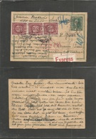 Poland. 1917 (5 June) Austrian Admin. Krakow - Locarno, Switzerland (9 June) Express Postal Service 8h Green Stat Card + - Andere & Zonder Classificatie