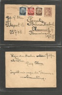 Poland. 1939 (27 Dec) Feldpost 15gr Brown Polish Stat + 3 Adtl Ovptd Germany Occup Issue, Addressed To Germany, Chemnnit - Andere & Zonder Classificatie