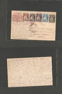 Portugal - Stationery. 1928 (22 Febr) Lisboa - Italy, Morano, Bolzano (22 Febr) 25c Black Stat Card Ceres Issue + 4 Adtl - Other & Unclassified