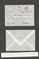 Portugal-Angola. C. 1970-5. GPO - Lisboa, Portugal. SR / Military Postal Chief Officer. Red Cachet. Independance Period  - Other & Unclassified