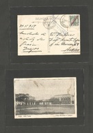 Portugal-Cabo Verde. 1917 (31 Jan) Praia - Portugal, Aveiro (10 Feb) Fkd Photo View Card, Censored At Metropoli + Ovptd. - Other & Unclassified