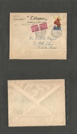 San Marino. 1958 (28 April) GPO Local Fkd + Taxed Envelope. Looks Comercial. Nice Condition. - Autres & Non Classés