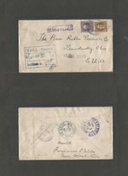 Cuba. 1923 (28 Ago) Yara, Oriente - USA, Sandusky, OH (1-5 Sept) Precioso Sobre Franqueo Multiple Certificado, Matasello - Sonstige & Ohne Zuordnung