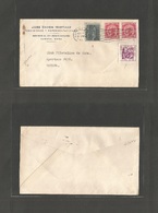Cuba. 1954 (16 Nov) Habana Local Fkd Envelope Including Special Label "MANEJE CON CUIDADO" (Driving In Good Sense And Ca - Other & Unclassified